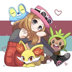 chespin from pokemon by saki pokeoekaki