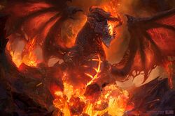 deathwing from warcraft by peter lee