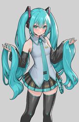 hatsune miku from vocaloid