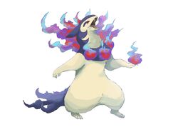 hisuian typhlosion from pokemon by volpecorvo
