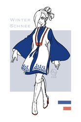 winter schnee from rwby by fatrabbitr