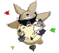 mononobe no futo from tonari no totoro by shimashima nezumi