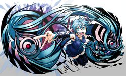 hatsune miku from vocaloid