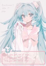 hatsune miku from vocaloid