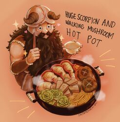 senshi (dungeon meshi) from dungeon meshi