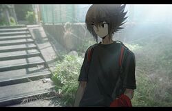 yuki judai from yu-gi-oh! by moribuden