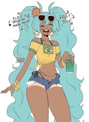 brazilian miku from vocaloid by wanderjegson