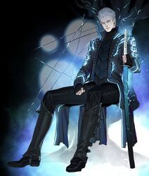 vergil (devil may cry) from devil may cry (series)