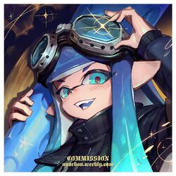 inkling from splatoon (series) by biahnyang