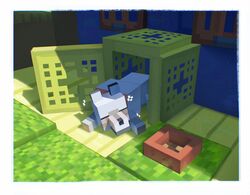 wolf (minecraft) from minecraft