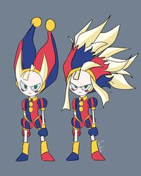 pomni (the amazing digital circus) from dragon ball