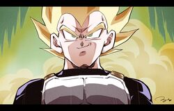 vegeta from dragon ball by ruto830