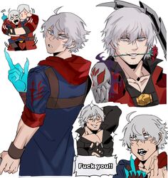 dante (devil may cry) from devil may cry (series)