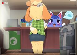 isabelle (animal crossing) from animal crossing by dagasi