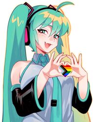 hatsune miku from vocaloid