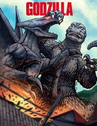godzilla from godzilla (2014) by thomdotartz