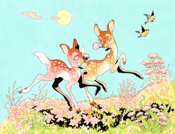 bambi (deer) from bambi (movie)
