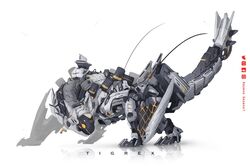 tigrex from monster hunter (series) by xezeno