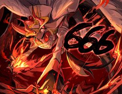 lucifer morningstar (hazbin hotel) from hazbin hotel by nonono nagata