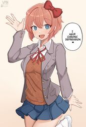 sayori (doki doki literature club) from doki doki literature club by vaniste