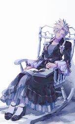 cloud strife from final fantasy by saki (hxaxcxk)