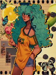 brazilian miku from vocaloid by linmiee