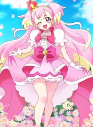 cure flora from go! princess precure by momotarouooi