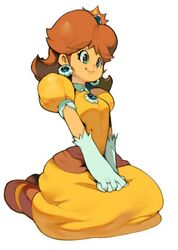 princess daisy from super mario bros. by koki (ryoushikiha)
