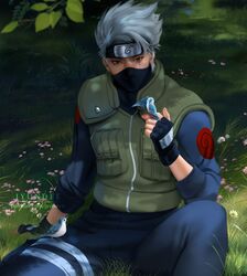 hatake kakashi from naruto by jyundee