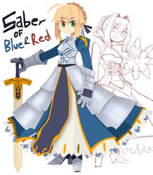 artoria pendragon (fate) from fate/extra
