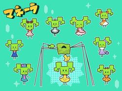 mimi (paper mario) from paper mario by chiimako