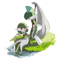 gallade from pokemon by apios