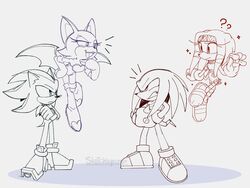 knuckles the echidna from sonic (series)