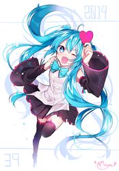 hatsune miku from vocaloid
