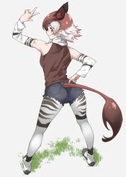 okapi (kemono friends) from kemono friends by tanabe (fueisei)