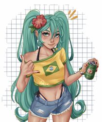 brazilian miku from vocaloid