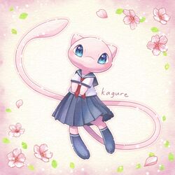 mew from pokemon by kagure (karaguren)