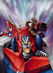 combattler v (robot) from choudenji machine voltes v by nakamura jun'ichi