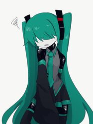 hatsune miku from vocaloid