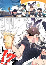 brown long-eared bat (kemono friends) from jikkyou powerful pro yakyuu by hachikuji kenuta