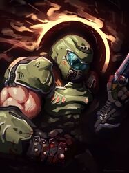 doomguy from doom (series)