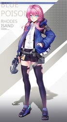 blue poison (arknights) from arknights by jihua tong (miyoushe 74564856)