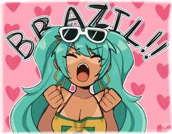 brazilian miku from vocaloid by meribel