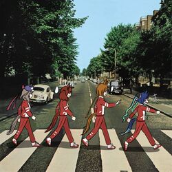 ikuno dictus (umamusume) from abbey road