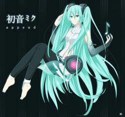 hatsune miku from vocaloid by kuroha ai