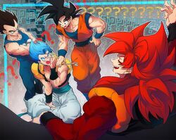gogeta from dragon ball by ommmyoh