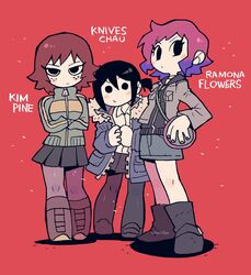 kim pine from scott pilgrim (series) by rariatto (ganguri)
