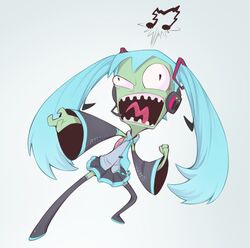 hatsune miku from alien (series)