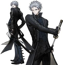 vergil (devil may cry) from devil may cry (series)