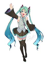 hatsune miku from vocaloid